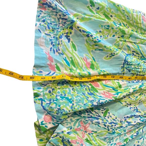 Lilly Pulitzer blue heaven Sarasota beaded tunic top S preppy beaded EUC - Picture 5 of 7